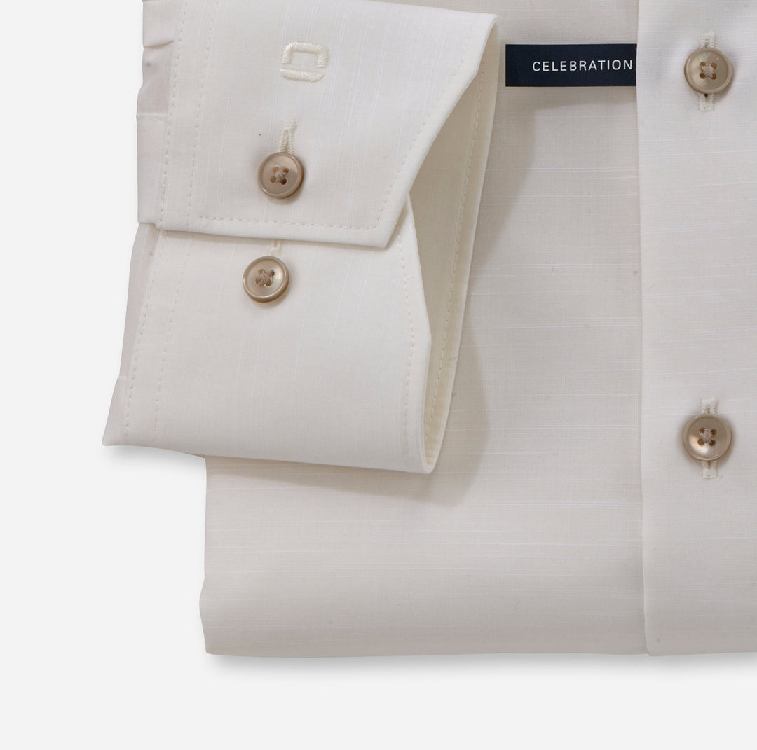 OLYMP Luxor modern fit Global Kent lichtbeige-100% katoen-HEREN SHIRTS-Room