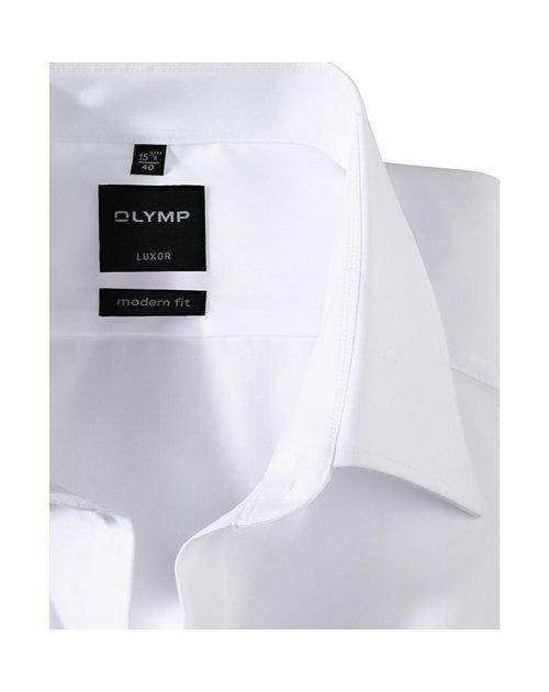 OLYMP Luxor modern fit-HEREN SHIRTS-Wit