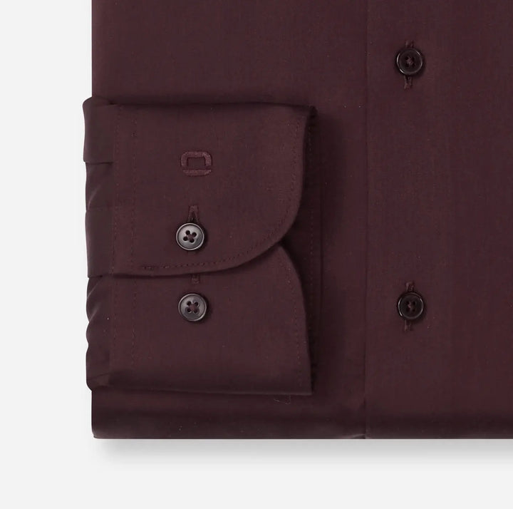 OLYMP Luxor Modern Fit Overhemd – Rood-100% katoen-HEREN SHIRTS-Rood