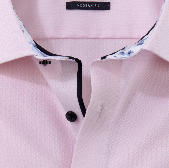 OLYMP Luxor modern fit overhemd roze-100% katoen-HEREN SHIRTS-Roze