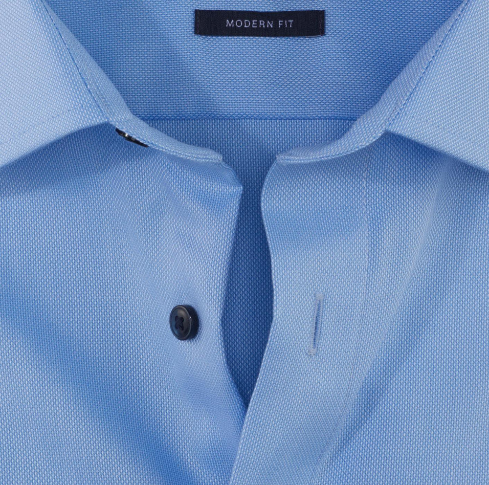 OLYMP Luxor modern fit shirt-100% katoen-HEREN SHIRTS-Blauw