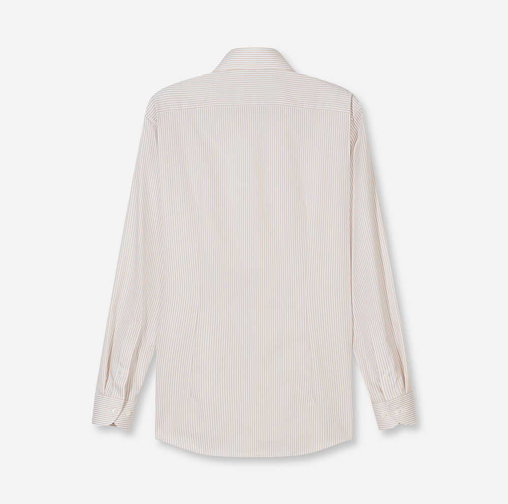 OLYMP Luxor Shirt Modern Fit – Beige-100% katoen-HEREN SHIRTS-Beige