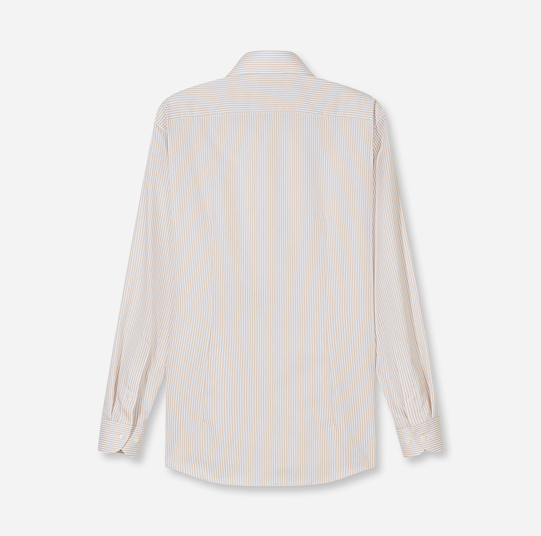 OLYMP Luxor Shirt Modern Fit – Beige-100% katoen-HEREN SHIRTS-Beige