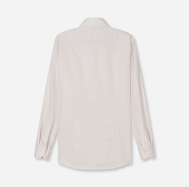 OLYMP Luxor Shirt Modern Fit – Beige-100% katoen-HEREN SHIRTS-Beige