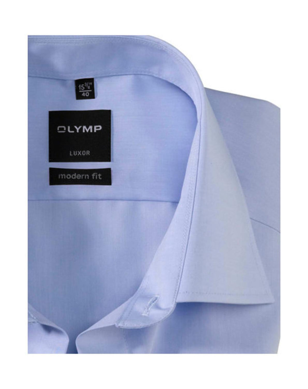 OLYMP modern fit overhemd-100% katoen-HEREN SHIRTS-Blauw