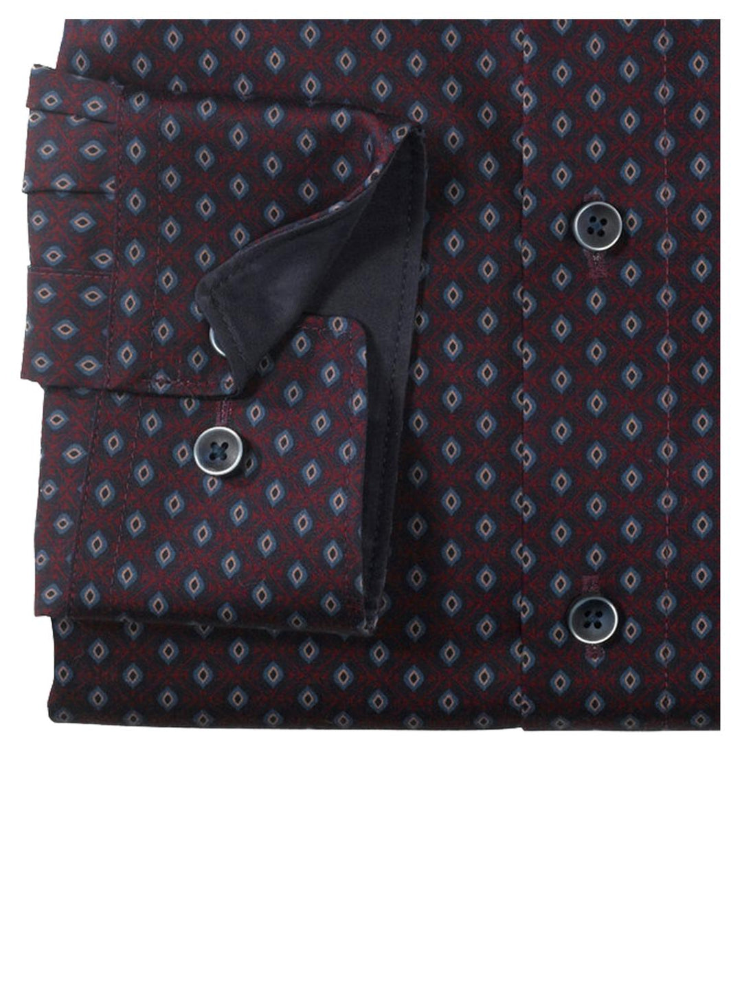 OLYMP modern fit overhemd-100% katoen-HEREN SHIRTS-Rood