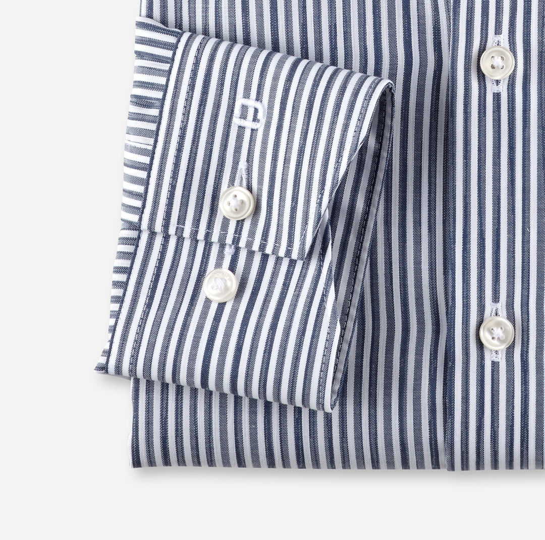 OLYMP shirt Luxor modern fit-100% Katoen-HEREN SHIRTS-Blauw
