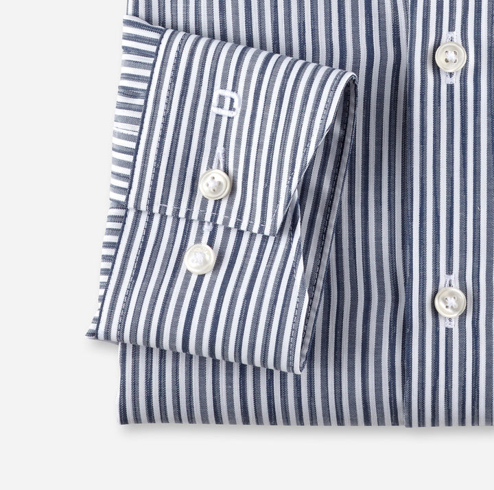 OLYMP shirt Luxor modern fit-100% Katoen-HEREN SHIRTS-Blauw
