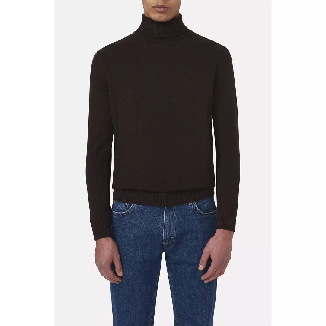 Oscar Jacobson coltrui-48% wol, 30% viskose, 15% polyamide, 7% kashmier<br />-HEREN TRUIEN & VESTEN-Bruin