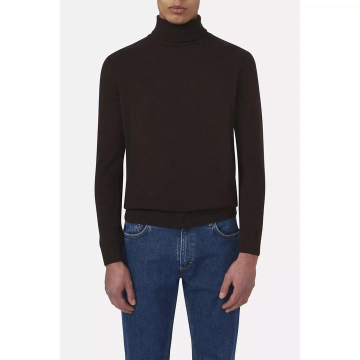 Oscar Jacobson coltrui-48% wol, 30% viskose, 15% polyamide, 7% kashmier<br />-HEREN TRUIEN & VESTEN-Bruin