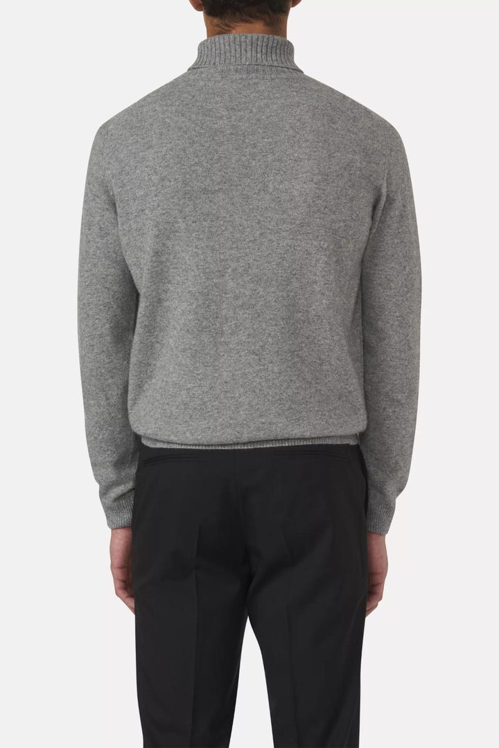 Oscar Jacobson coltrui SALIM-48% wol, 30% viskose, 15% polyamide, 7% kashmier-HEREN TRUIEN & VESTEN-Grijs