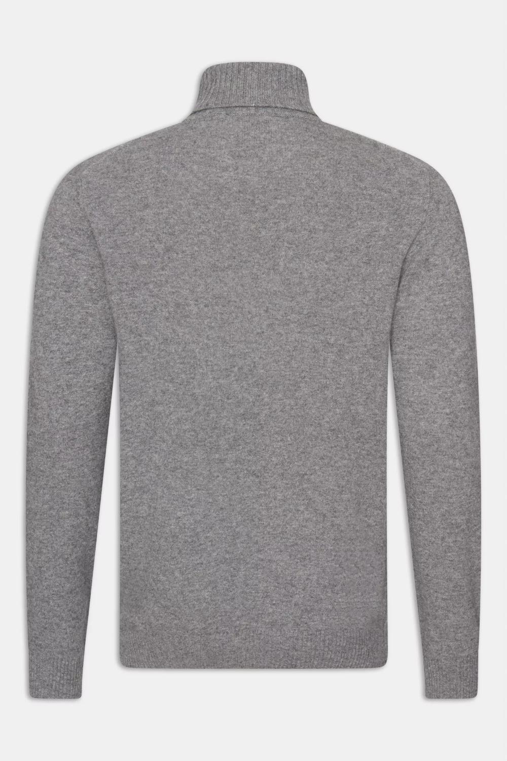 Oscar Jacobson coltrui SALIM-48% wol, 30% viskose, 15% polyamide, 7% kashmier-HEREN TRUIEN & VESTEN-Grijs