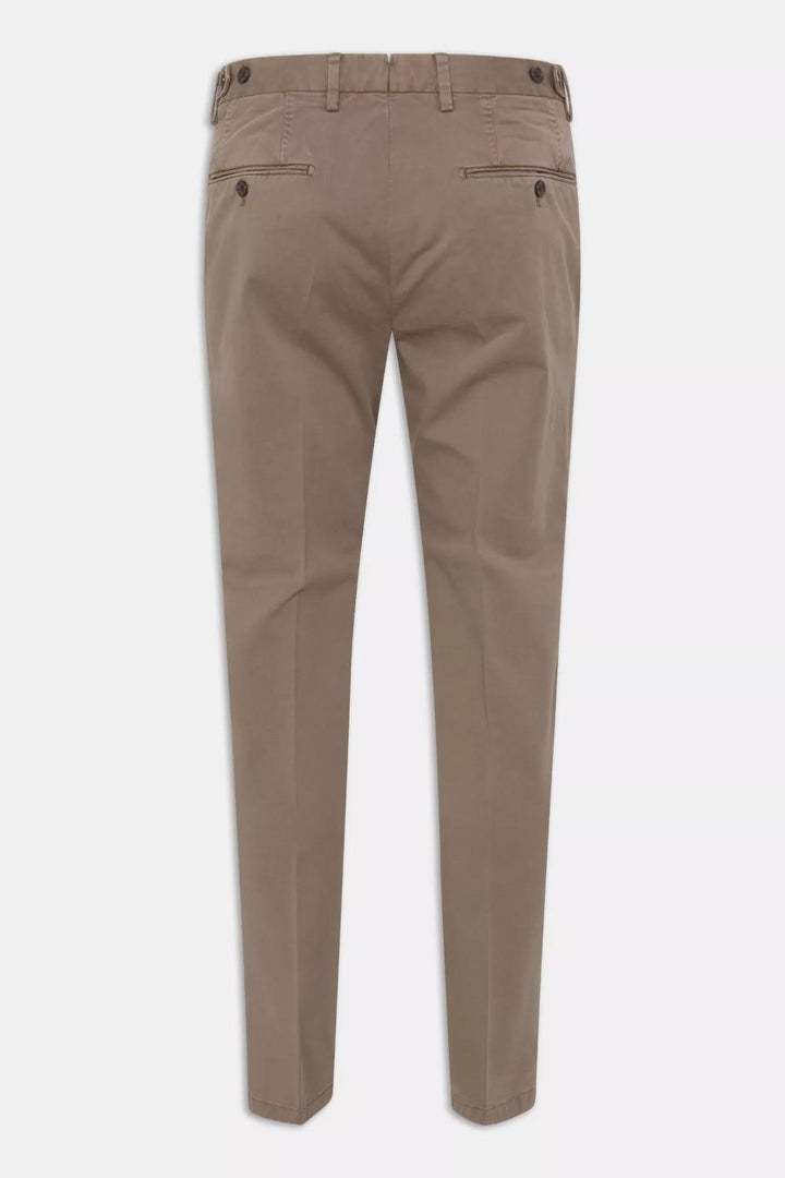 Oscar Jacobson Danwick chino-98% katoen, 2% elasthaan-HEREN BROEKEN-Beige