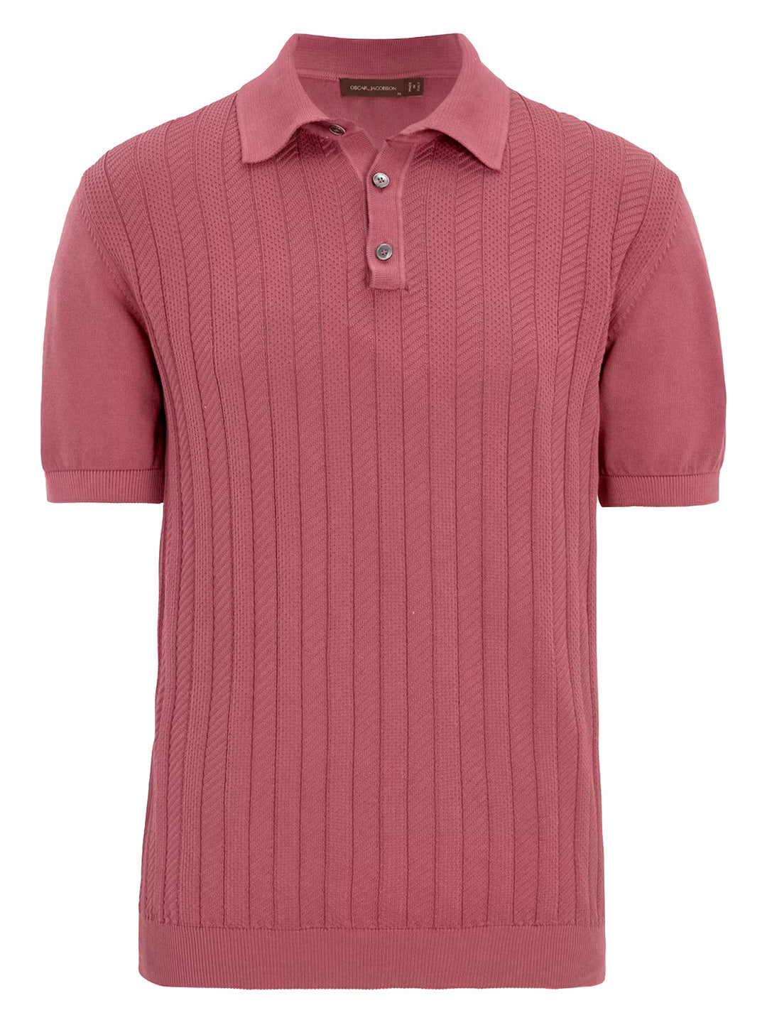 Oscar Jacobson regular fit polo-100% katoen-HEREN POLO'S & T-SHIRTS-Rood
