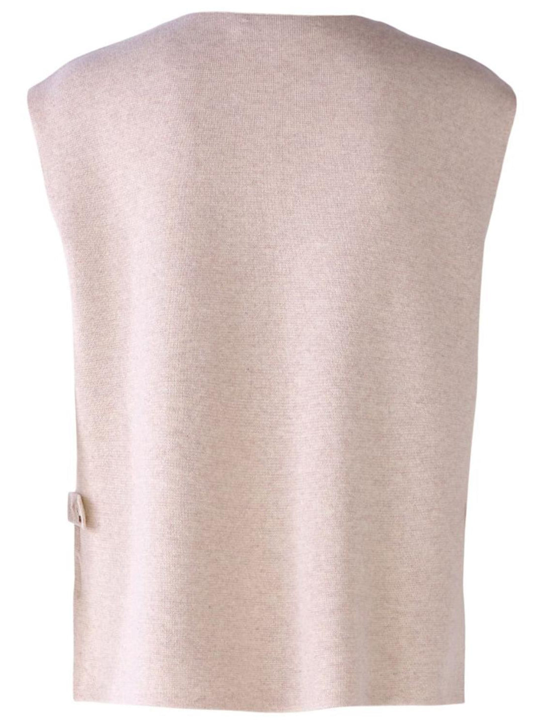 OUI mouwloze trui-50% katoen, 50% polyacryl-DAMES TRUIEN & VESTEN-Beige