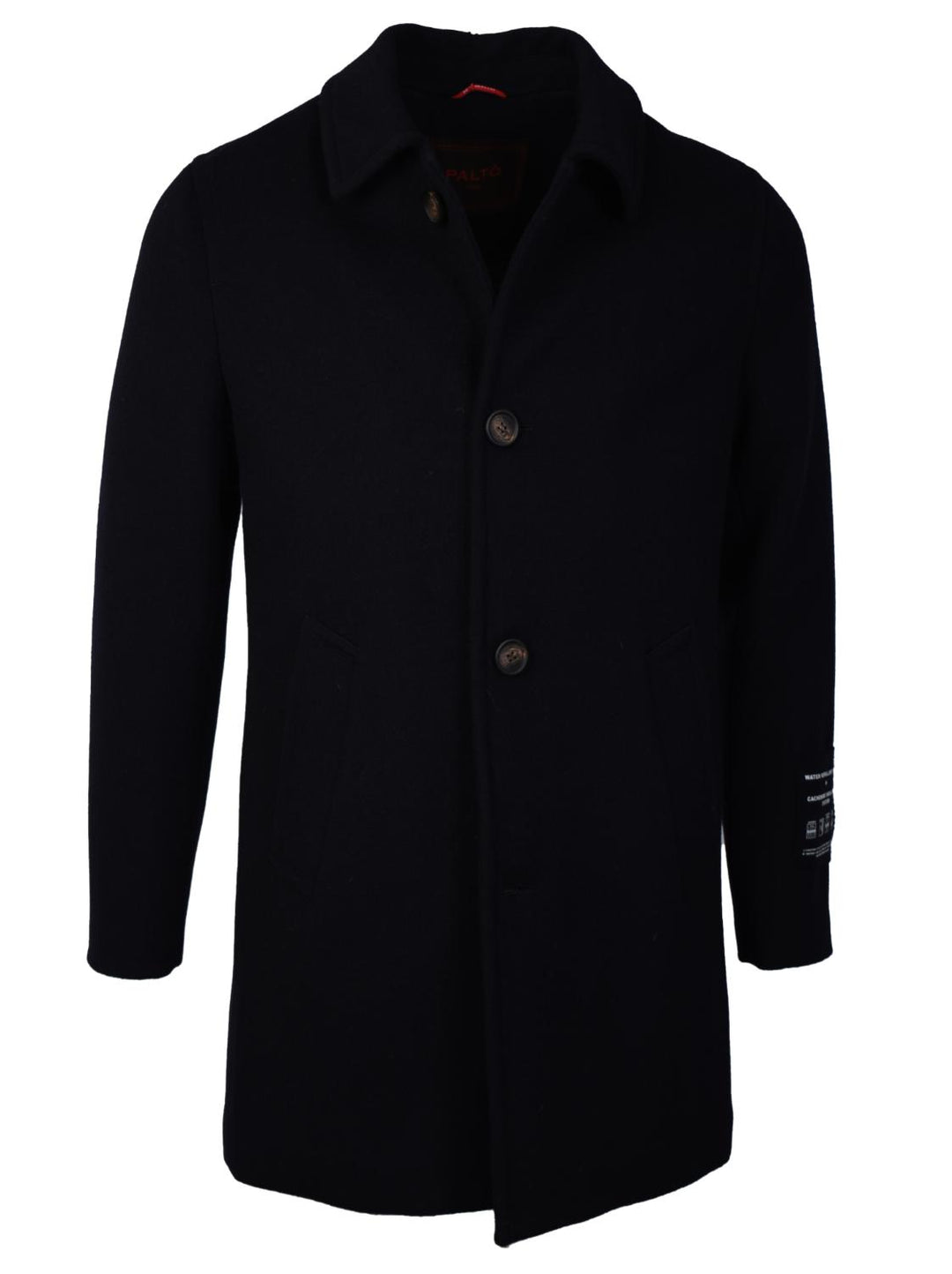 Palto ALFREDO FELT WR jas-80% wol, 20% polyamide-HEREN JASSEN & JACKS-Blauw