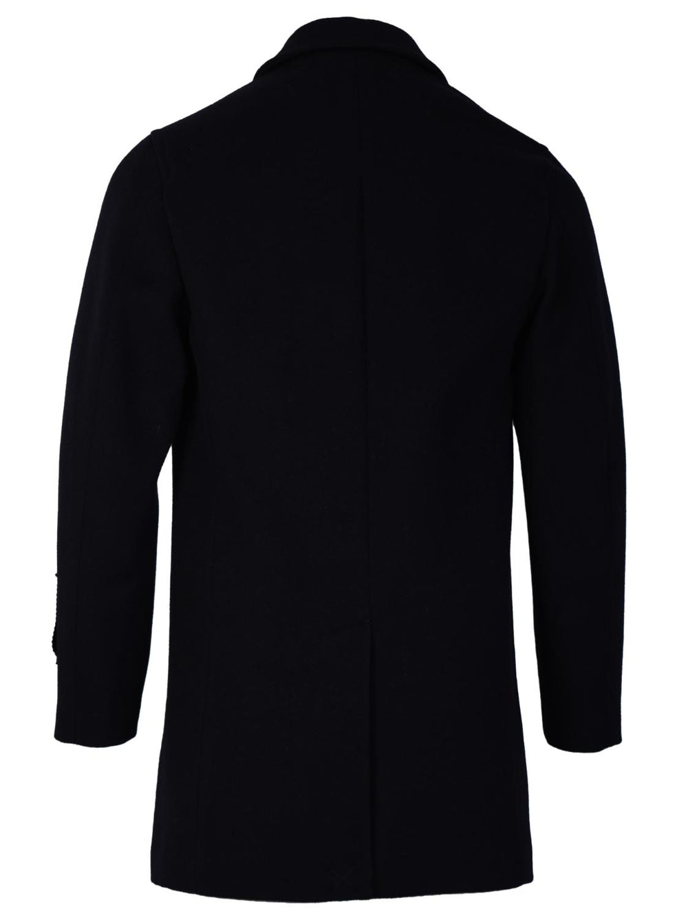 Palto ALFREDO FELT WR jas-80% wol, 20% polyamide-HEREN JASSEN & JACKS-Blauw