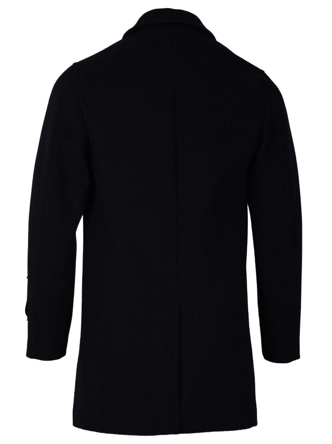 Palto ALFREDO FELT WR jas-80% wol, 20% polyamide-HEREN JASSEN & JACKS-Blauw