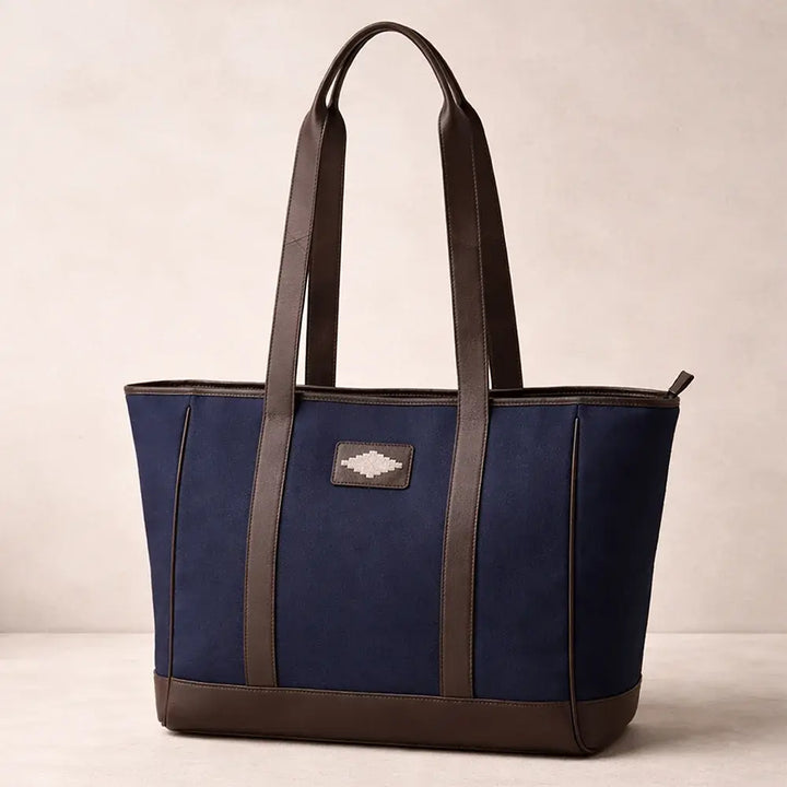 Pampeano Bolso Tote Bag – Blauw-HEREN ACCESSOIRES-Blauw