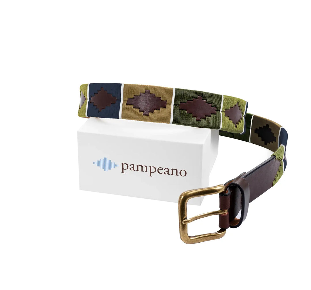 Pampeano Caza Riem – Groen-HEREN SCHOENEN & RIEMEN-Groen