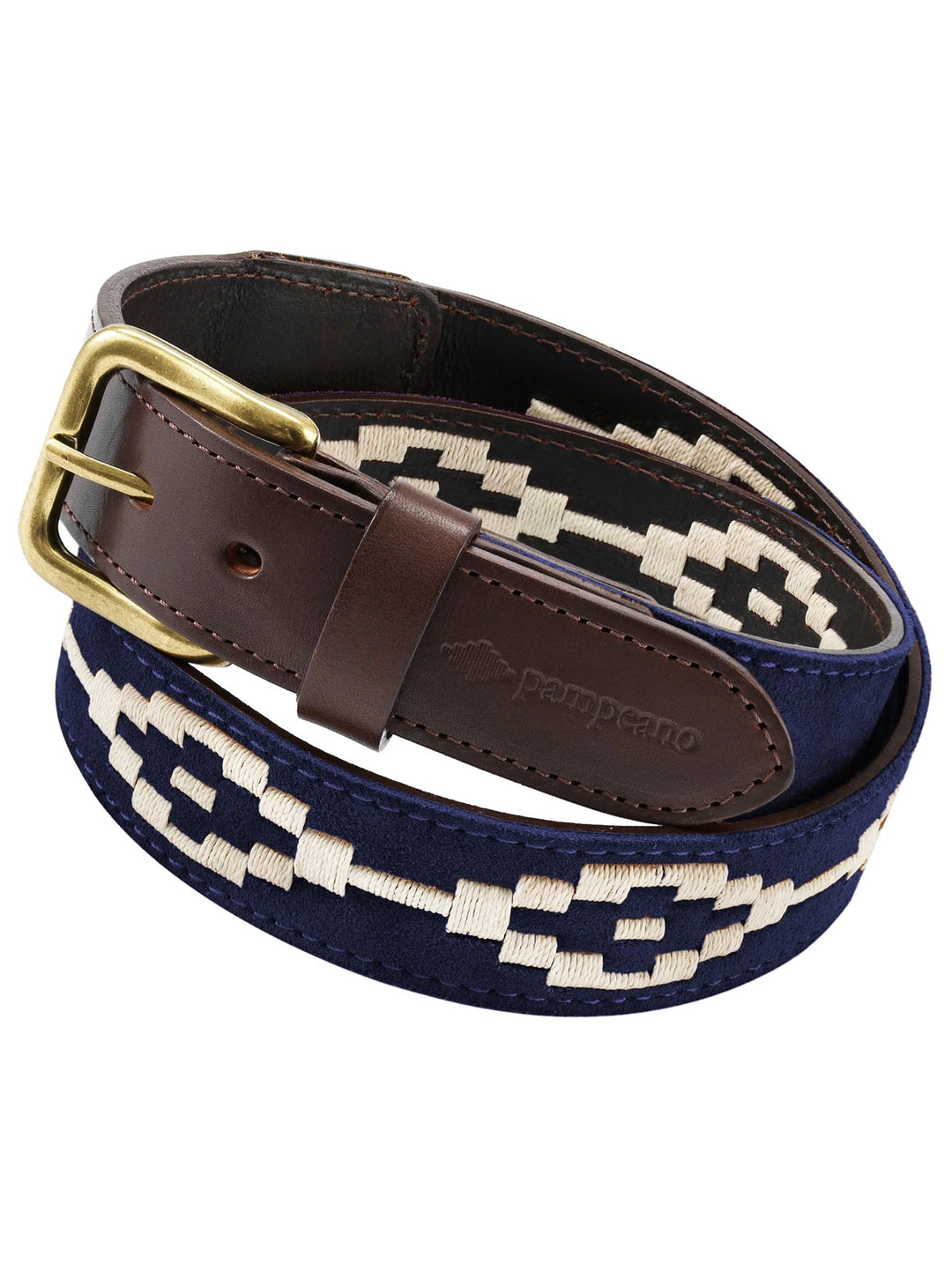 Pampeano Confianza Riem – Blauw-HEREN SCHOENEN & RIEMEN-Blauw