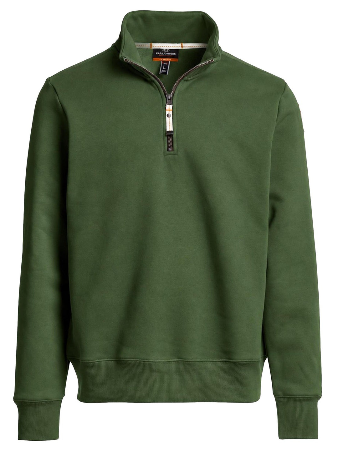 Parajumpers Broad Peak Half Zip – Groen-91% katoen, 9% polyester-HEREN TRUIEN & VESTEN-Groen