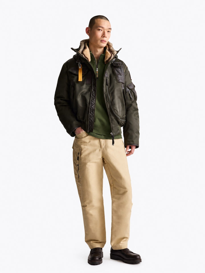 Parajumpers Broad Peak Half Zip – Groen-91% katoen, 9% polyester-HEREN TRUIEN & VESTEN-Groen