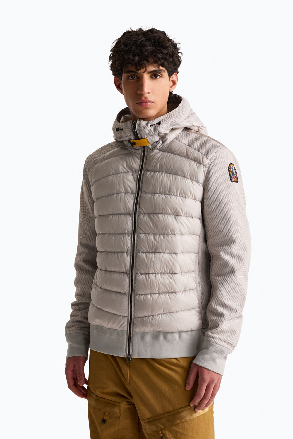 Parajumpers Buck Hybrid Jacket – Grijs-100% polyamide <br /> -HEREN JASSEN & JACKS-Grijs