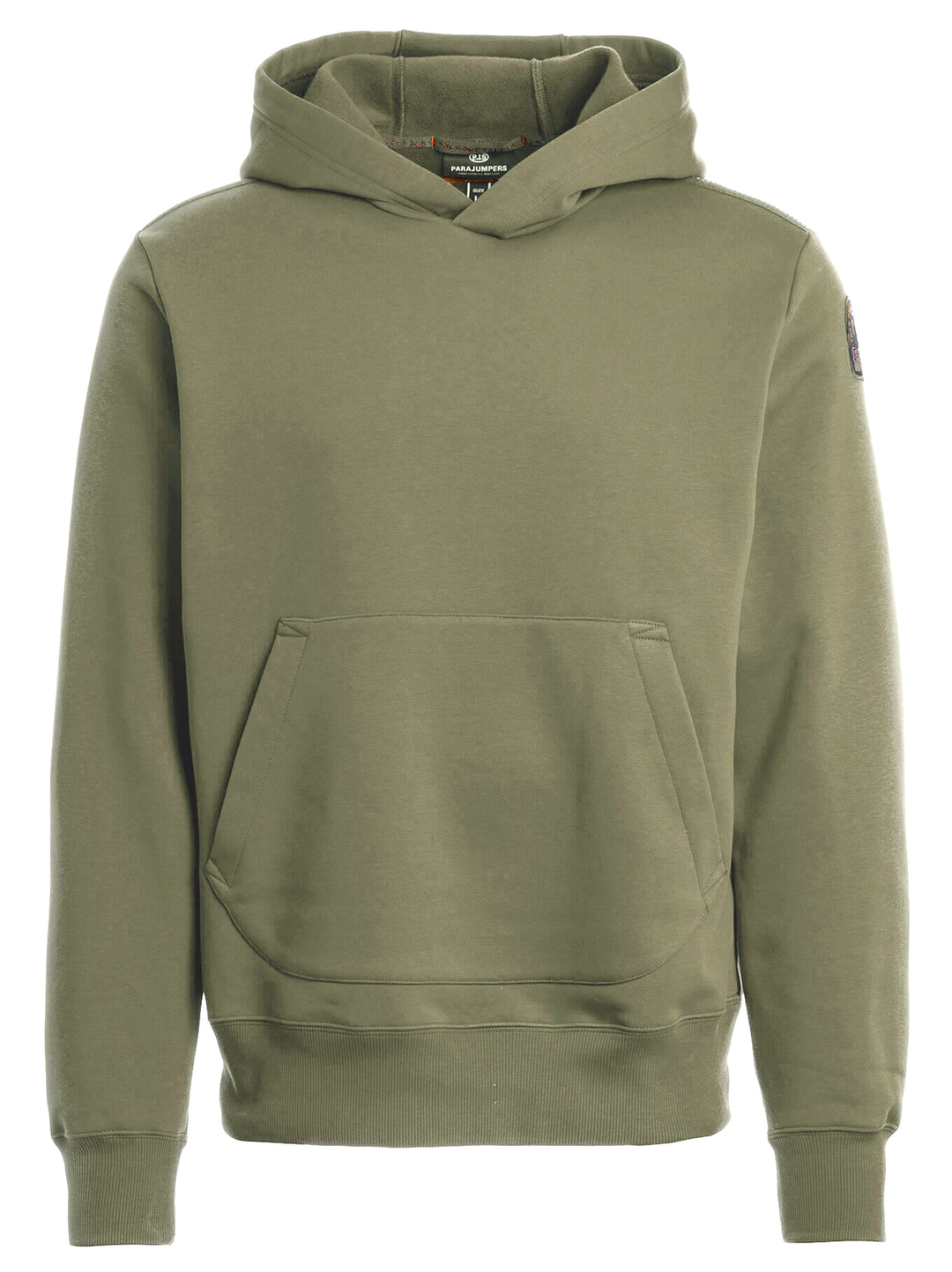 Parajumpers EVEREST fleece met capuchon-BUITENKANT: 89% katoen 11% polyester -HEREN TRUIEN & VESTEN-Groen