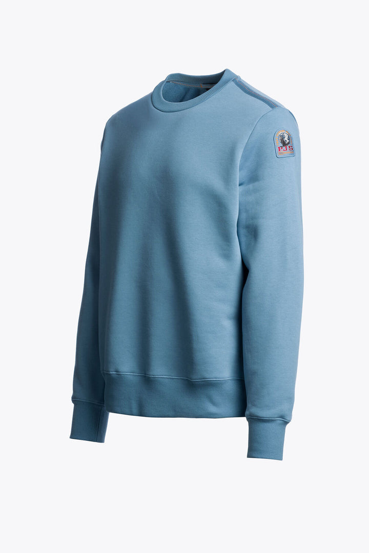 Parajumpers K2 Crewneck Sweater – Blauw-100% katoen-HEREN TRUIEN & VESTEN-Blauw