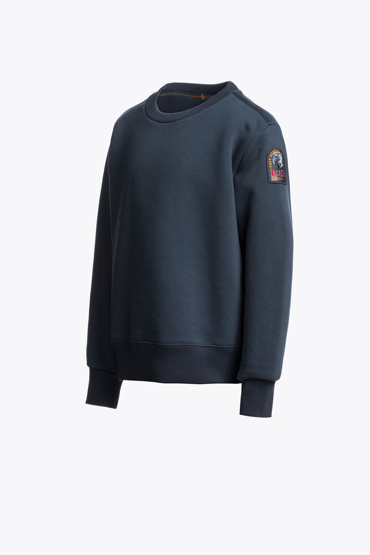 Parajumpers K2 Crewneck Sweater – Blauw-100% katoen-HEREN TRUIEN & VESTEN-Blauw