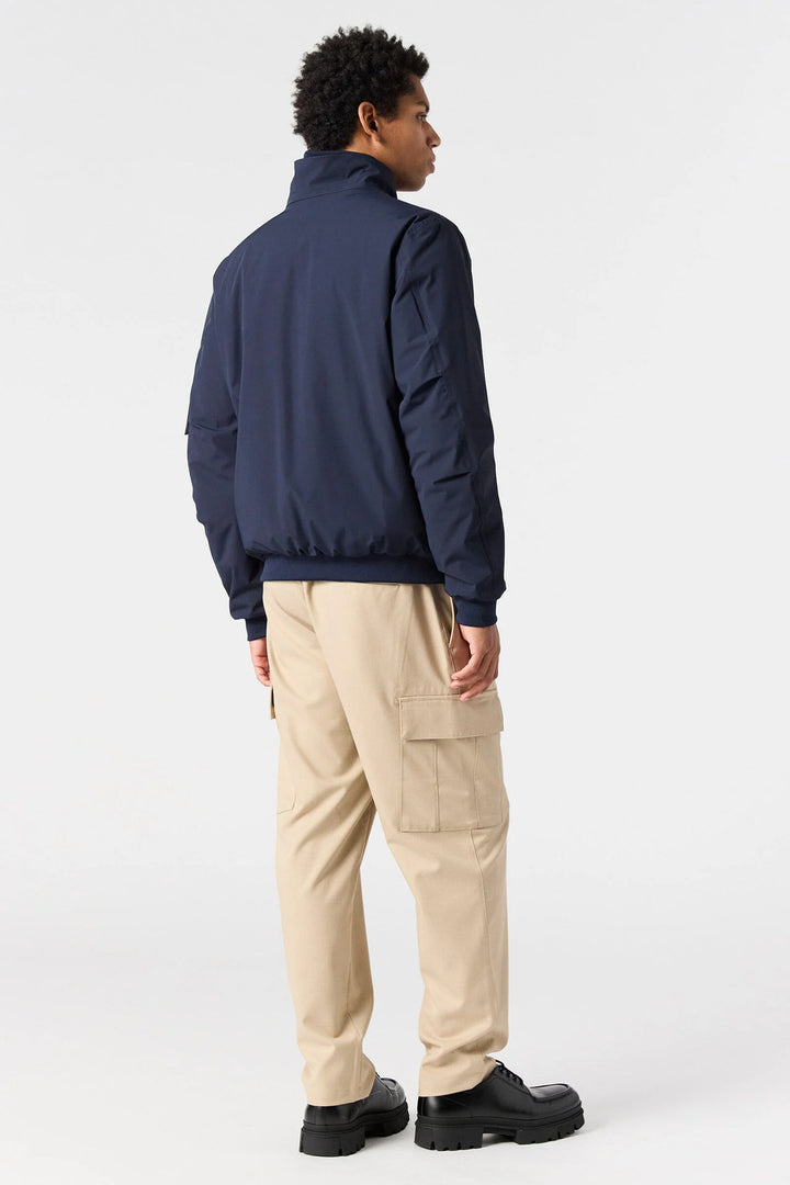 Parajumpers Liad Gewatteerd Bomberjack – Blauw-58% polyamide, 33% polyester, 9% elasthaan-HEREN JASSEN & JACKS-Blauw