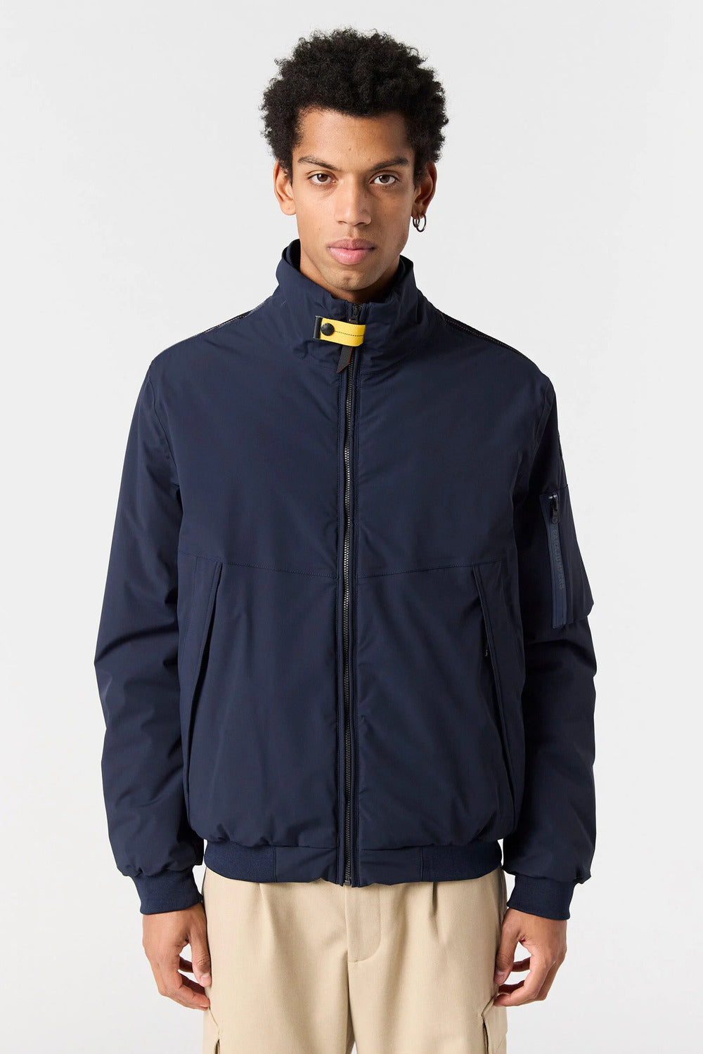 Parajumpers Liad Gewatteerd Bomberjack – Blauw-58% polyamide, 33% polyester, 9% elasthaan-HEREN JASSEN & JACKS-Blauw