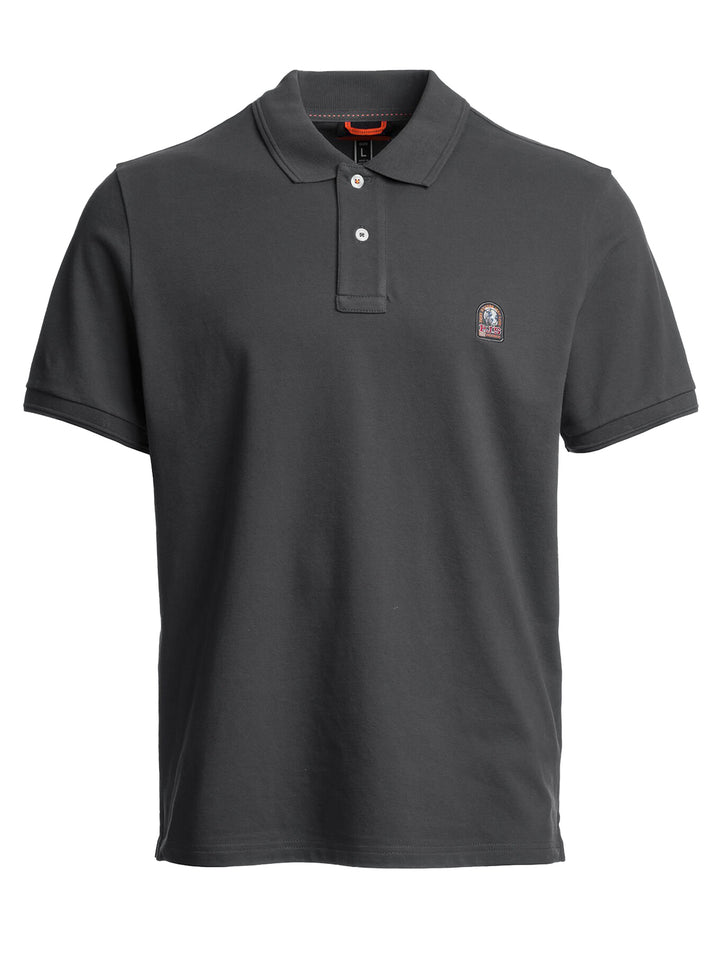 Parajumpers Polo Wellington – Grijs-96% katoen, 4% elastaan-HEREN POLO'S & T-SHIRTS-Grijs