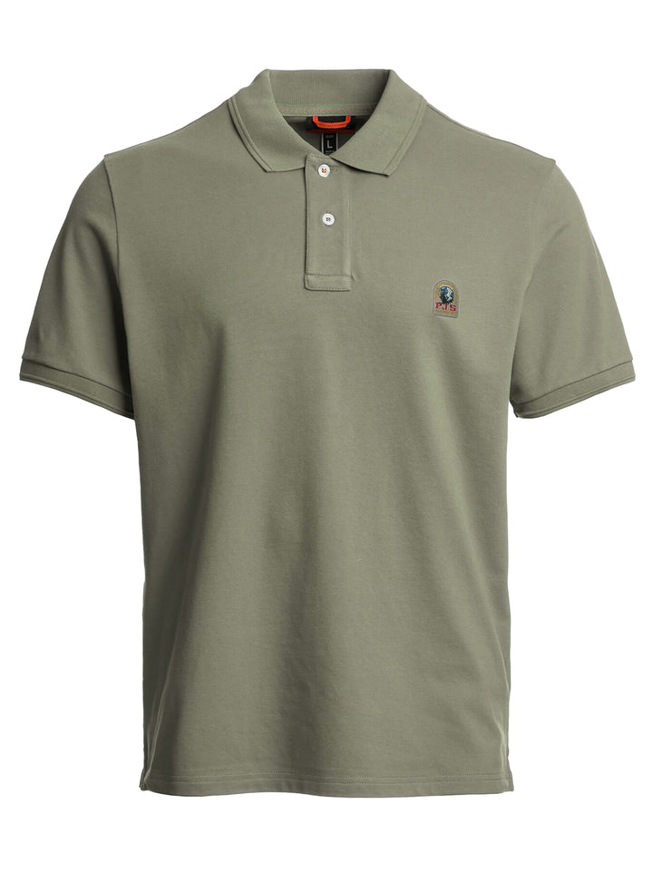 Parajumpers Polo Wellington – Groen-96% katoen, 4% elastaan-HEREN POLO'S & T-SHIRTS-Groen