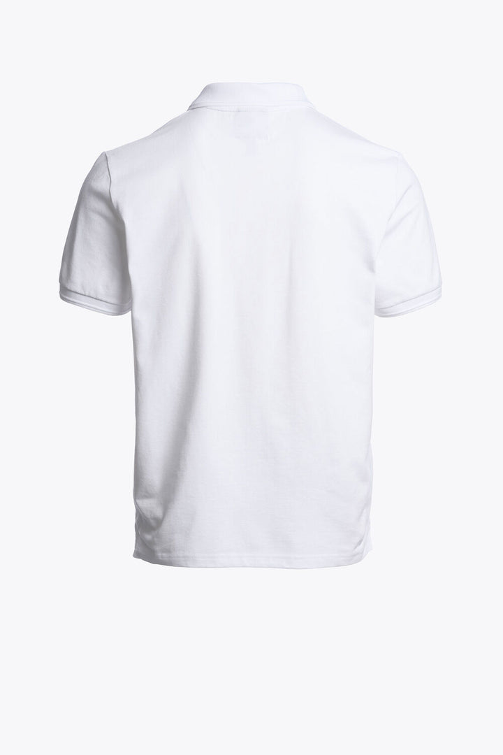 Parajumpers Polo Wellington – Wit-96% katoen, 4% elastaan-HEREN POLO'S & T-SHIRTS-Wit