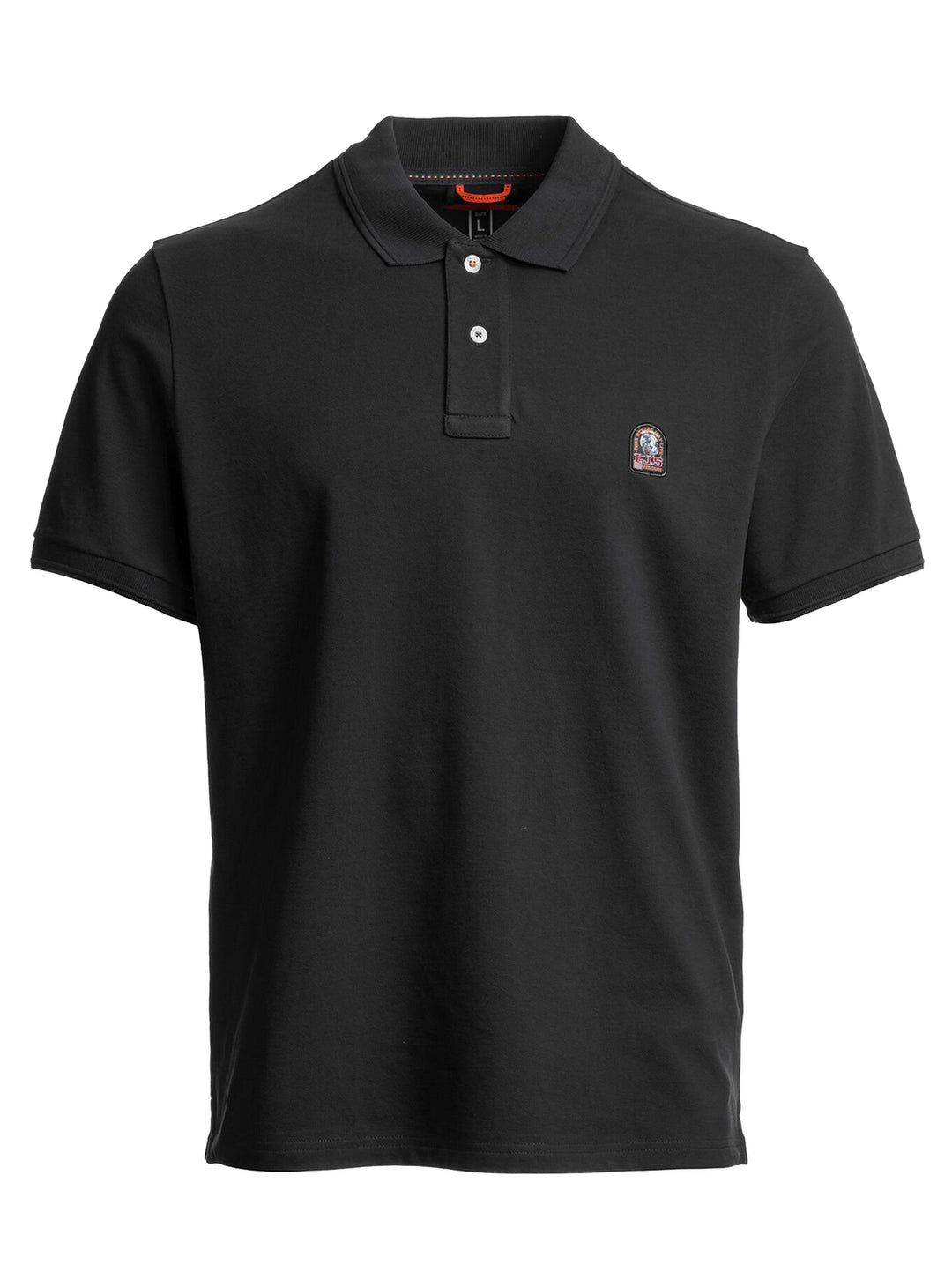 Parajumpers Polo Wellington– Zwart-96% katoen, 4% elastaan-HEREN POLO'S & T-SHIRTS-Zwart