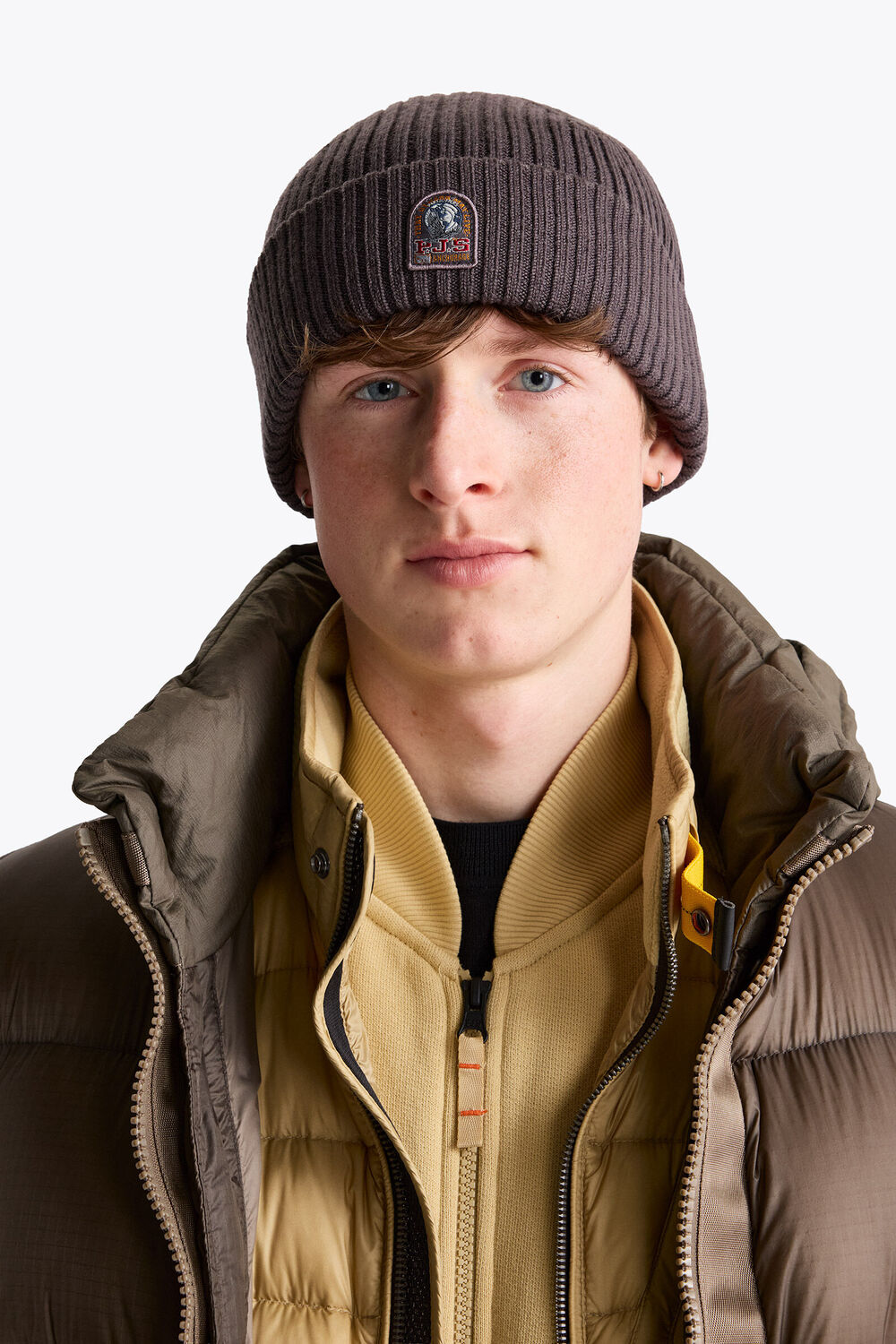 Parajumpers Rib Hat – Bruin-70% wol, 30% polykatoen-HEREN ACCESSOIRES-Bruin