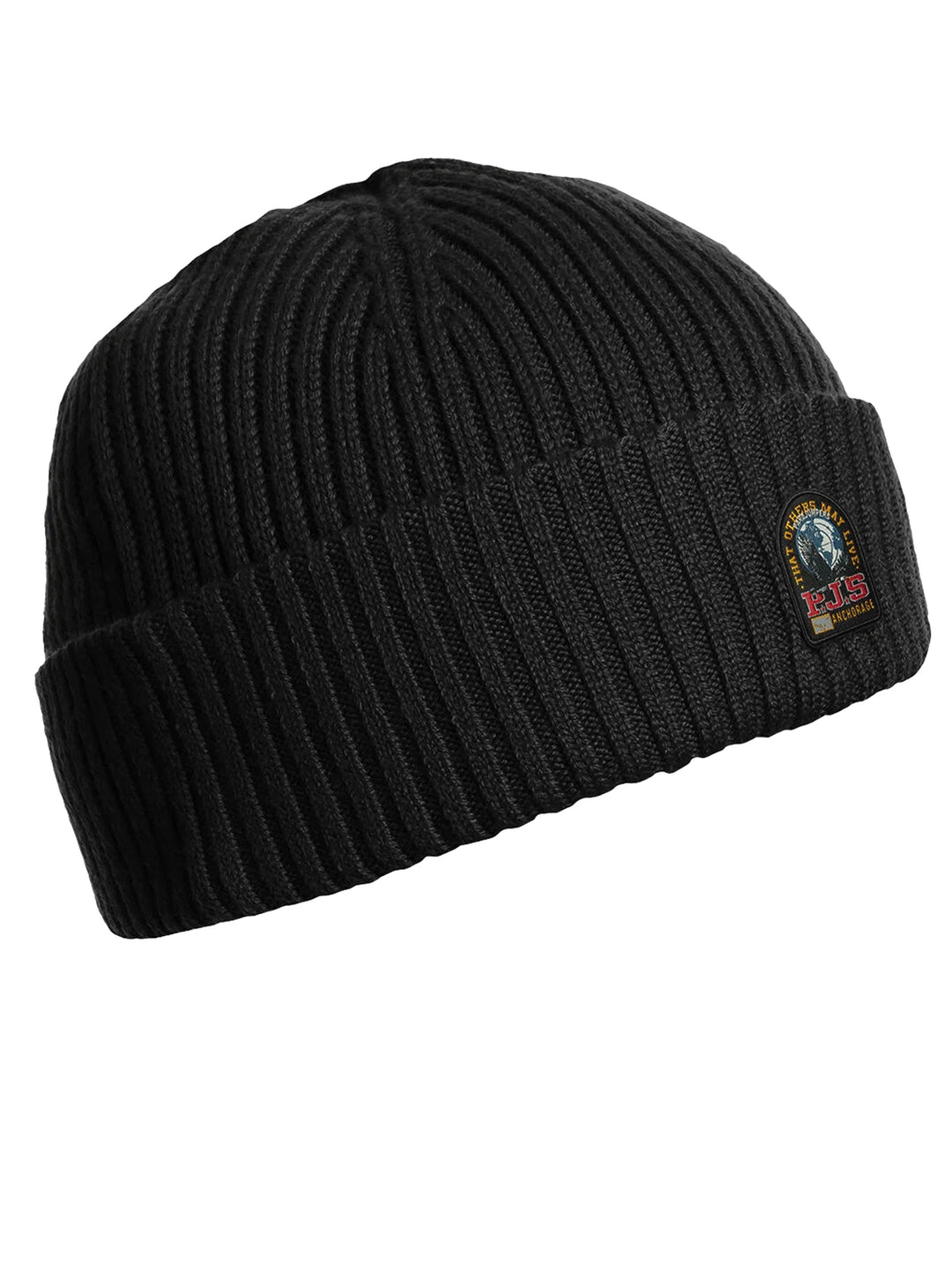 Parajumpers RIB HAT Zwart-70% wol, 30% polykatoen-HEREN ACCESSOIRES-Zwart