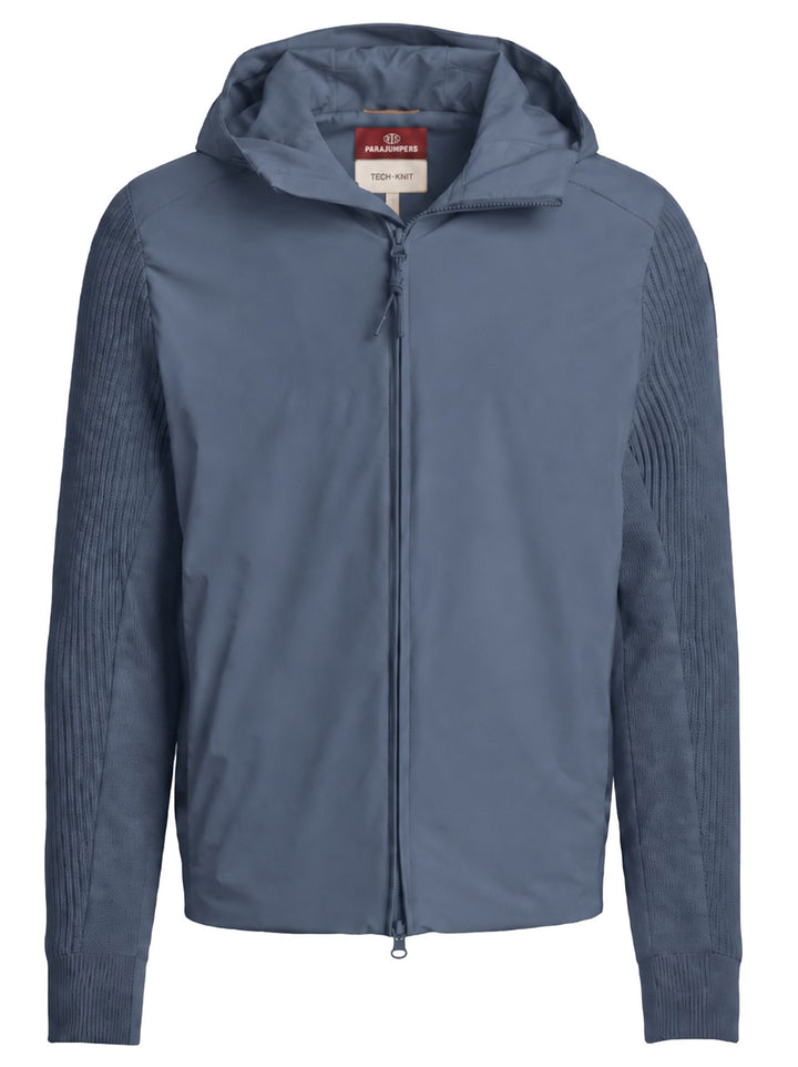 Parajumpers Rocher River Hybrid Jack – Blauw-58% polyamide, 33% polyester, 9% elastaan<br />62% polyester, 38% katoen-HER