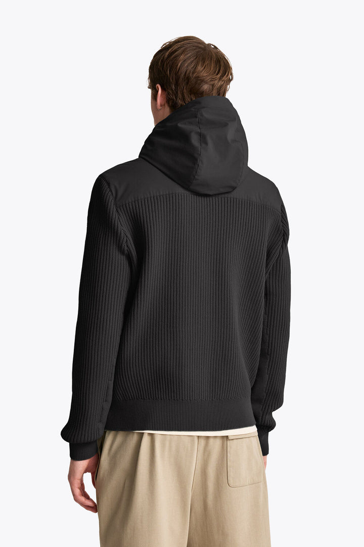Parajumpers Rocher River Hybrid Jacket – Zwart-58% polyamide, 33% polyester, 9% elastaan<br />62% polyester, 38% katoen-H
