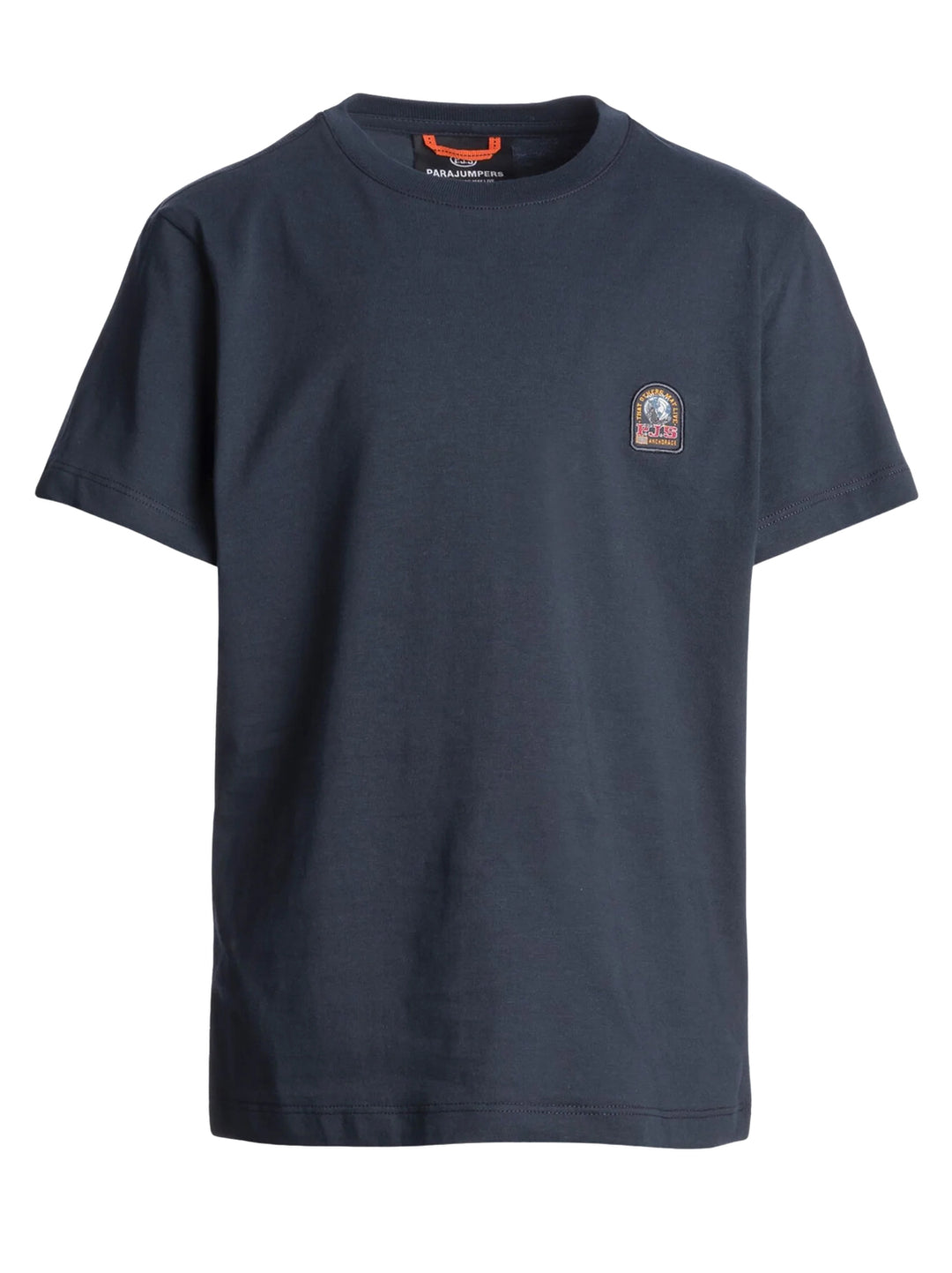 Parajumpers T-Shirt Patch – Blauw-100% katoen-HEREN POLO'S & T-SHIRTS-Blauw