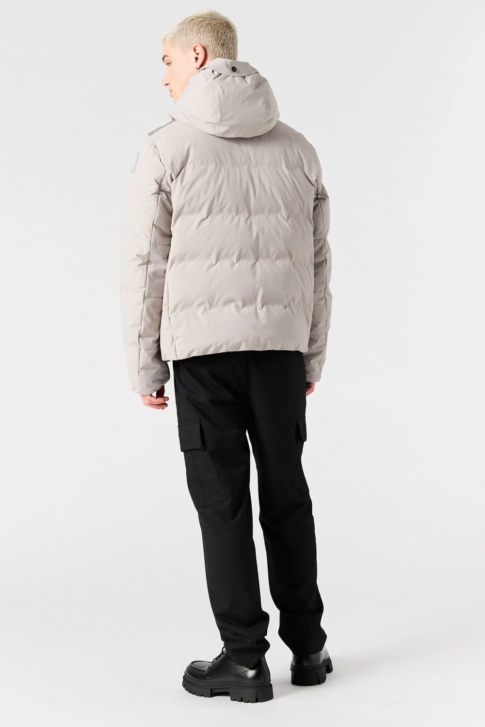 Parajumpers Taiga Hooded Jacket – Chateau Grey-58% polyamide, 33% polyester, 9% elasthaan-HEREN JASSEN & JACKS-Grijs