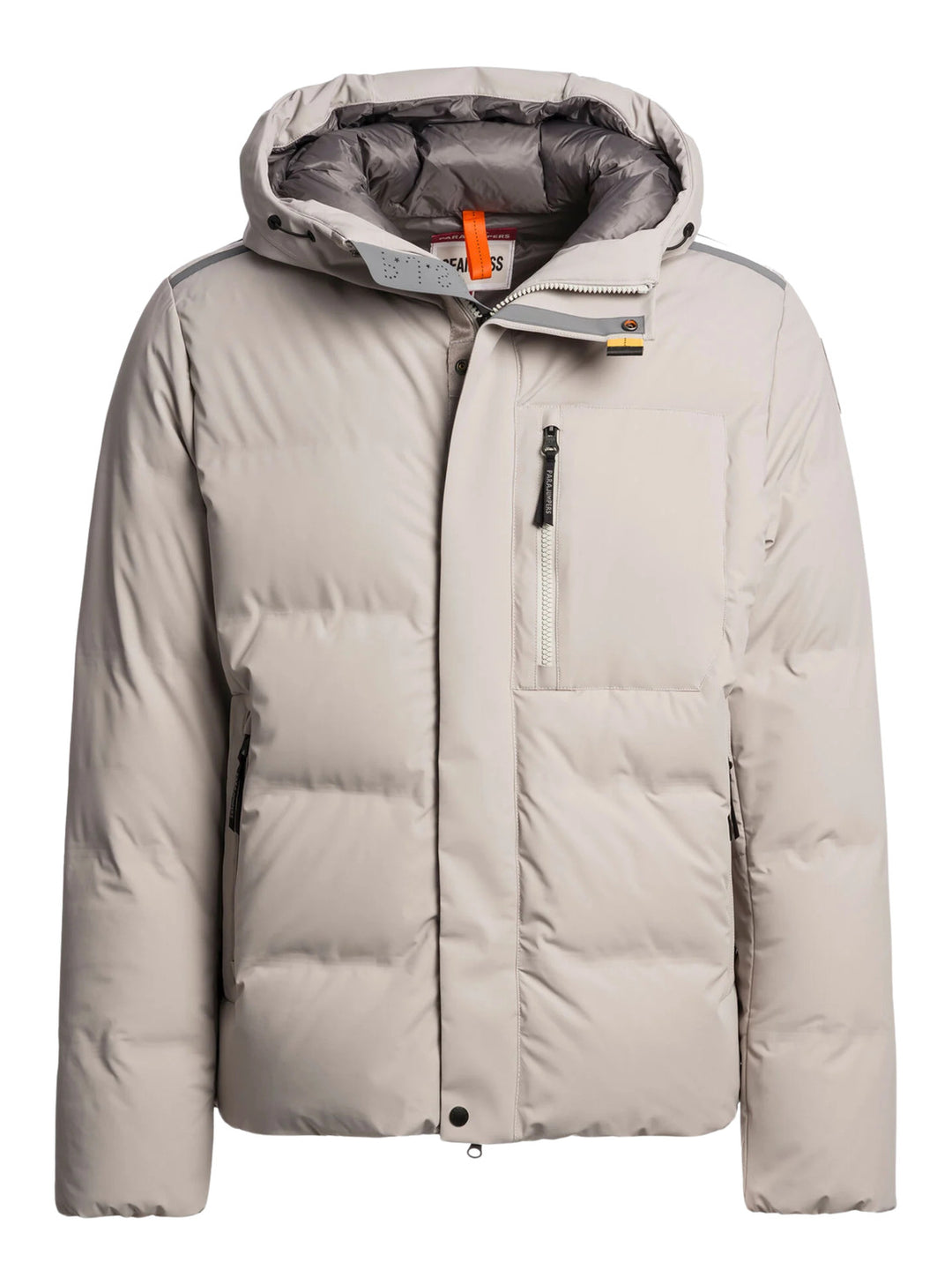 Parajumpers Taiga Hooded Jacket – Chateau Grey-58% polyamide, 33% polyester, 9% elasthaan-HEREN JASSEN & JACKS-Grijs