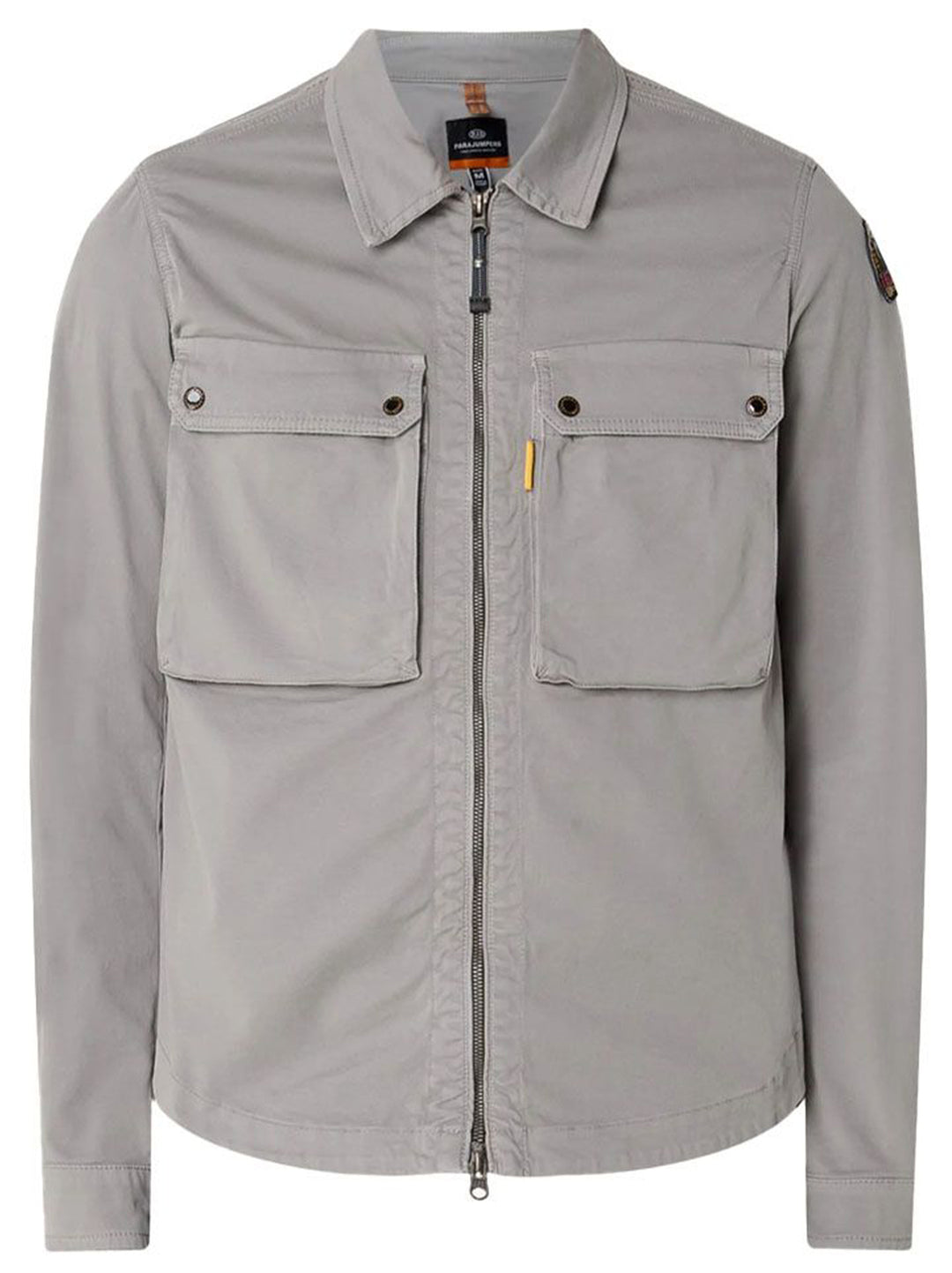 Parajumpers TEL overshirt-98% Katoen<br />2% Elastan-HEREN SHIRTS-Grijs