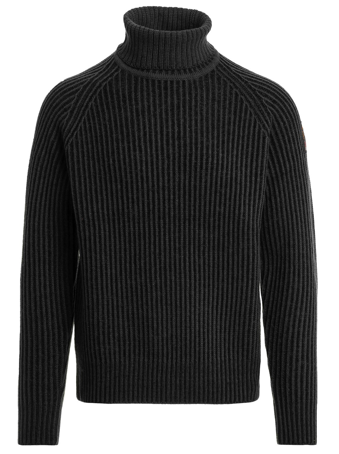 Parajumpers Tricot ETTORE Black-BUITENKANT: 100% extra fijne merinowol-HEREN TRUIEN & VESTEN-Zwart