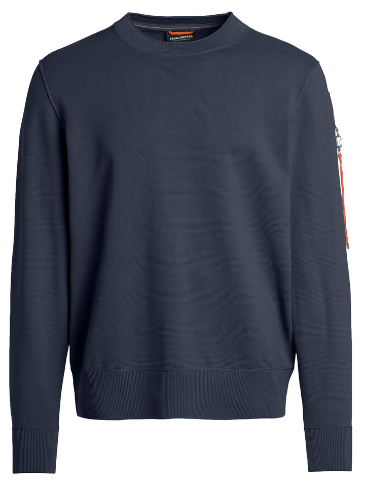 Parajumpers trui BRAW-75% katoen, 25% viskose-HEREN TRUIEN & VESTEN-Blauw