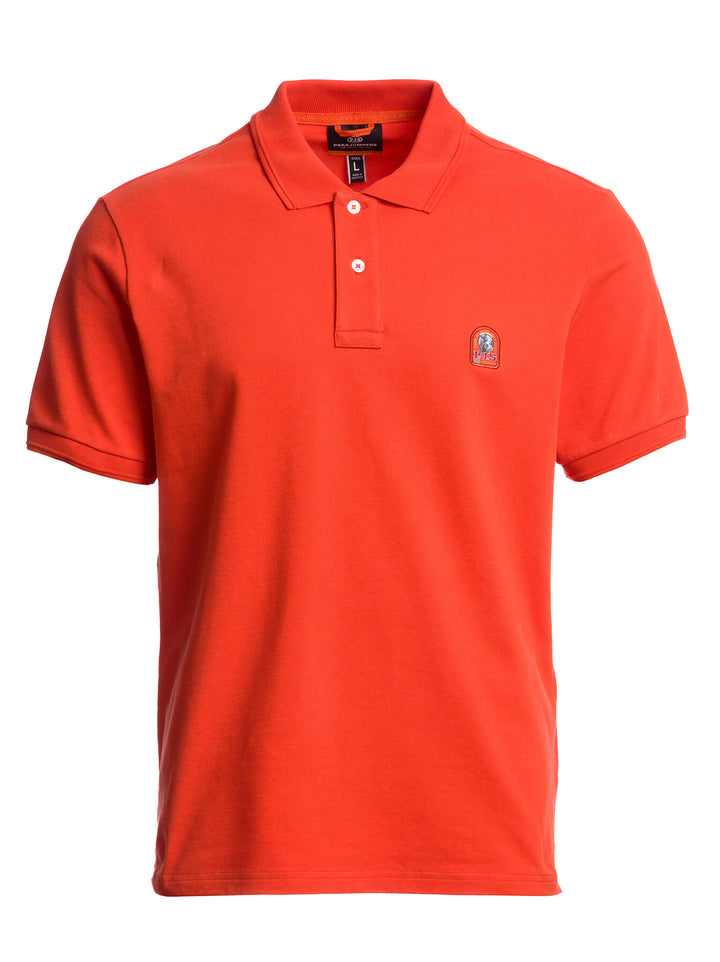 Parajumpers Wellington Polo – Oranje-96% katoen, 4% elastaan-HEREN POLO'S & T-SHIRTS-Oranje