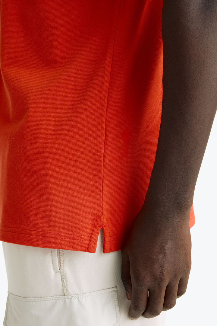 Parajumpers Wellington Polo – Oranje-96% katoen, 4% elastaan-HEREN POLO'S & T-SHIRTS-Oranje