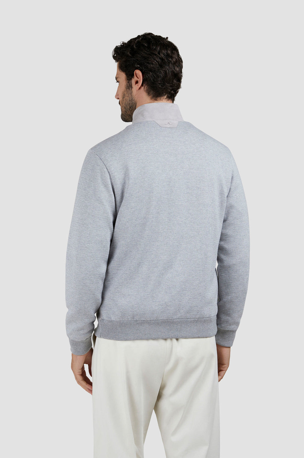 Paul & Shark aqualeather suede -Buitenlaag: 85% Katoen, 15% Kasjmier<br />Voorkant: 100% Geitenleer-HEREN TRUIEN & VESTEN